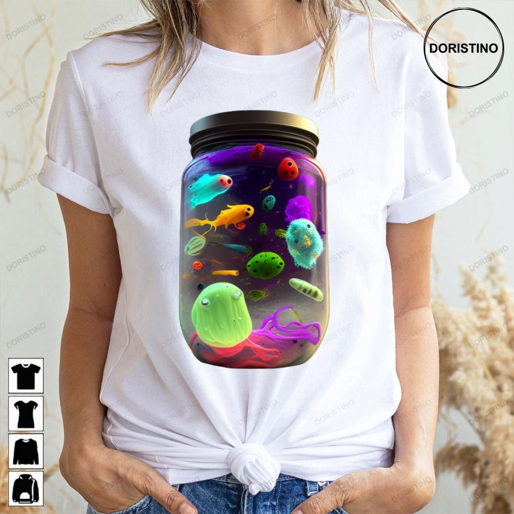 Hd Realistic Colorful Ghost Bacteria Limited Edition T-shirts